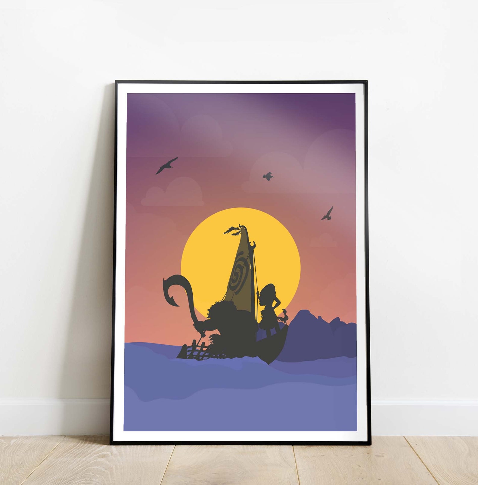 Moana Movie Print Moana Poster Children's Wall Art - Etsy UK