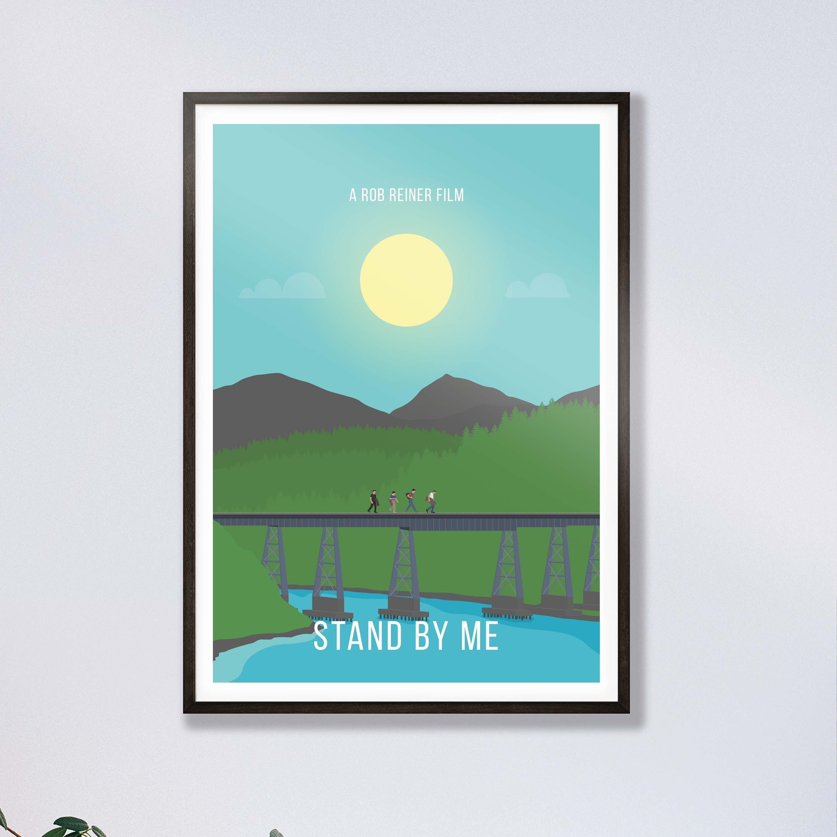 額縁付き】Stand by Me スタンドバイミー A2 ポスター No.P568 A4