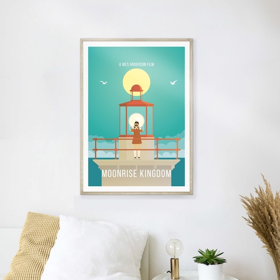 Moonrise Kingdom Inspired Print Minimalist Movie Poster / - Etsy UK