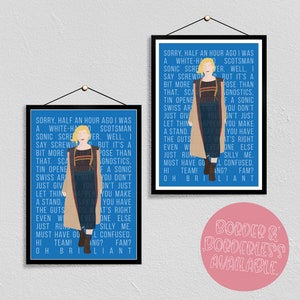 Póster de Doctor Who, 13.º Doctor, Impresión de Doctor Who, Póster de TV de estilo minimalista, Jodie Whittaker, Decimotercer Doctor imagen 2