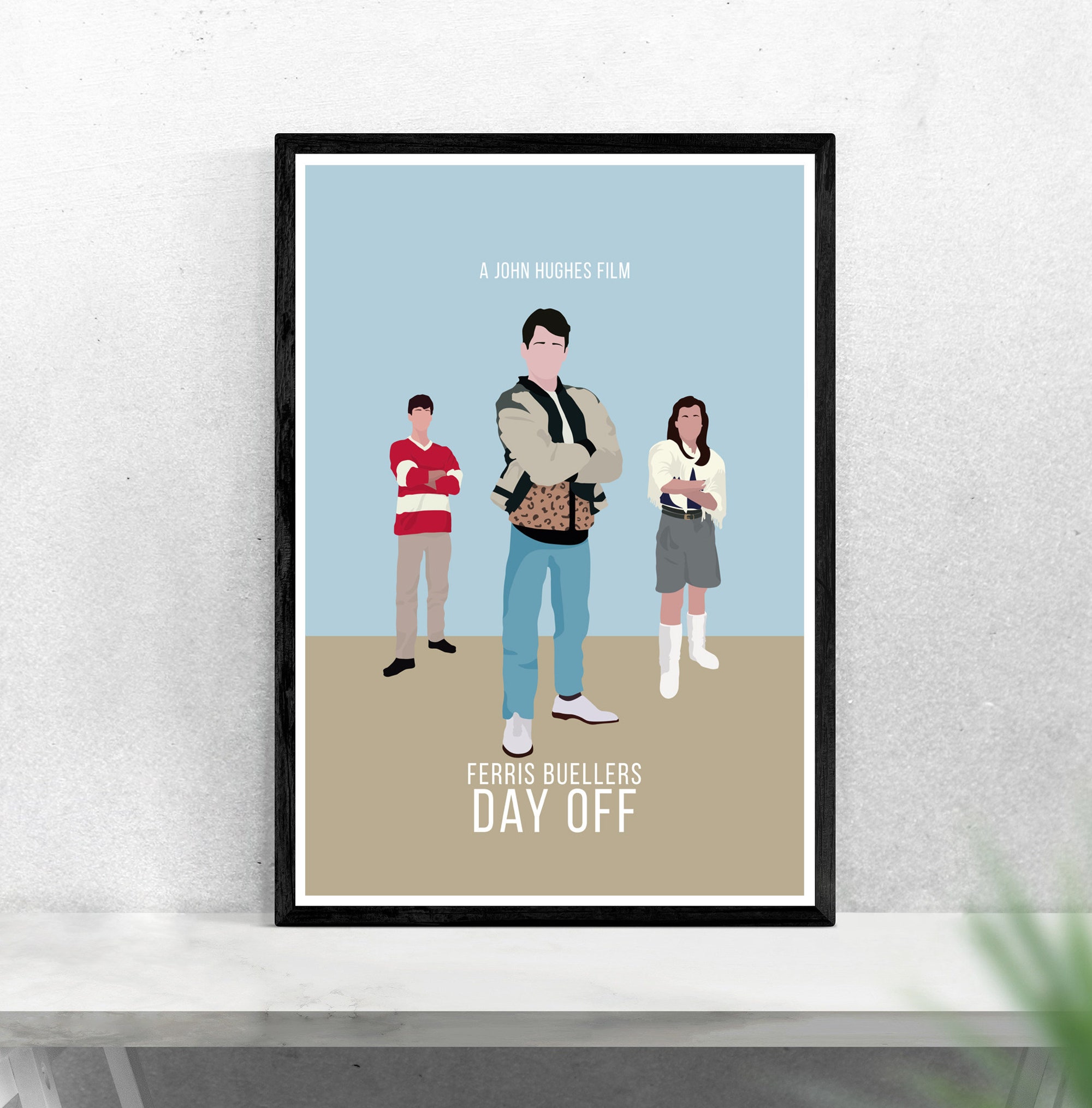 Ferris Bueller's Day Off Movie Poster, Ferris Bueller's Print, John Hughes