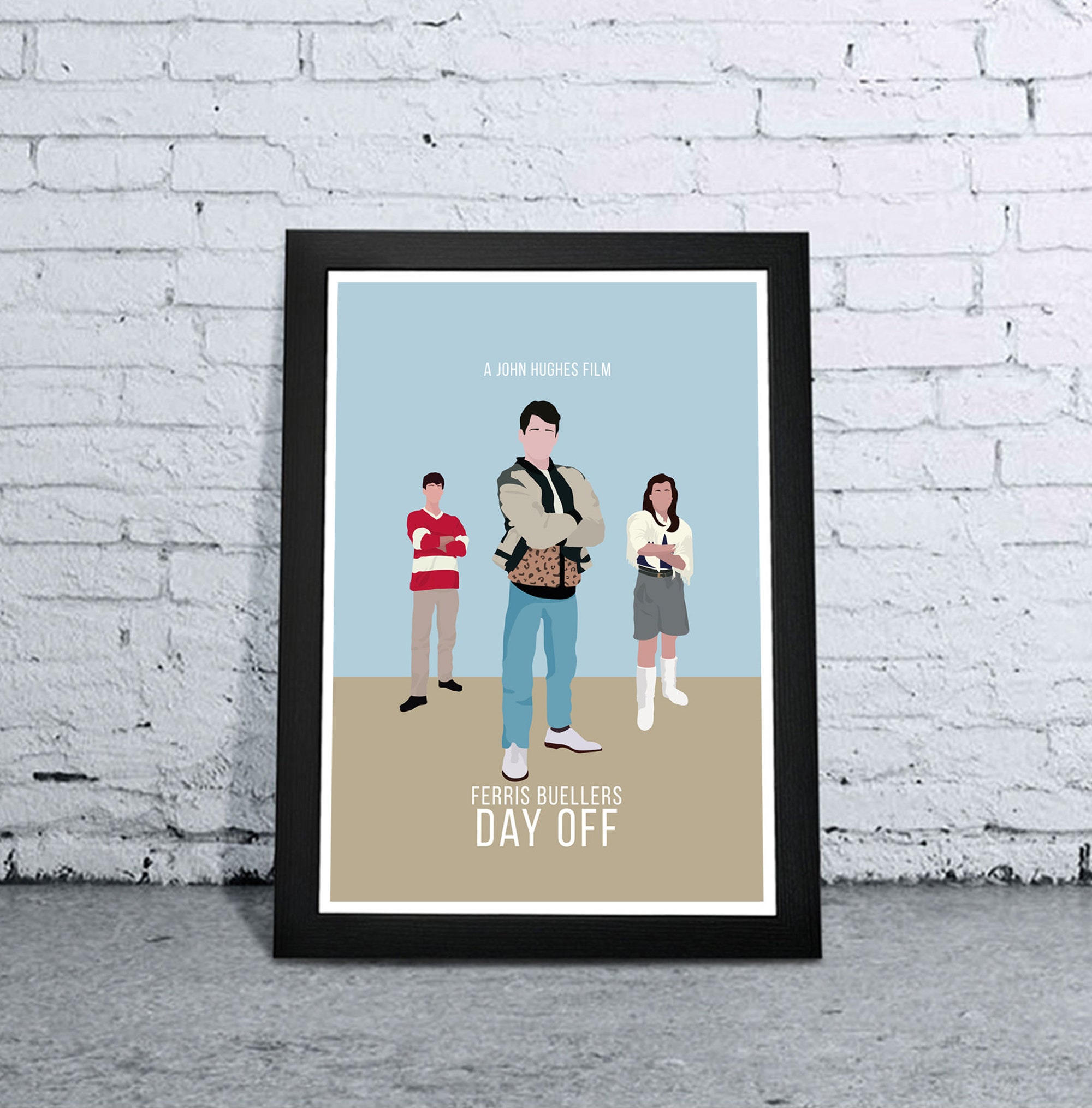 Ferris Bueller's Day Off Movie Poster, Ferris Bueller's Print, John Hughes