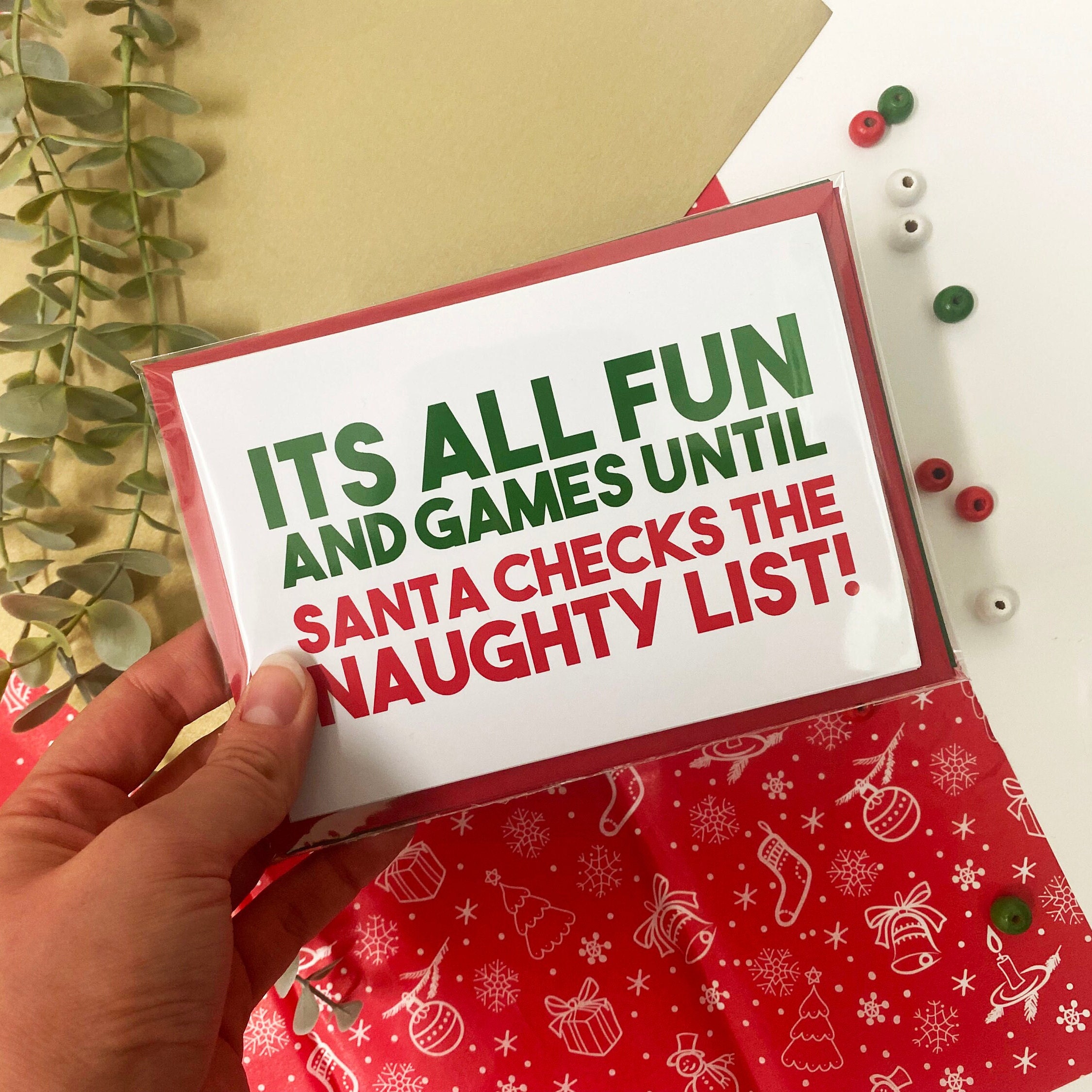 Pack Of 6 Funny Christmas Cards Pack. Xmas Multipack. Funny Cards   Golf Christmas Tree Design 38516 P - View #10