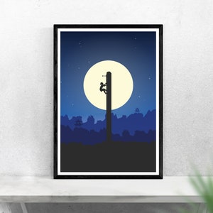 Mulan wall art - inspired minimalist movie poster / print / gift - Princess Mulan prints, nursery and bedroom wall art