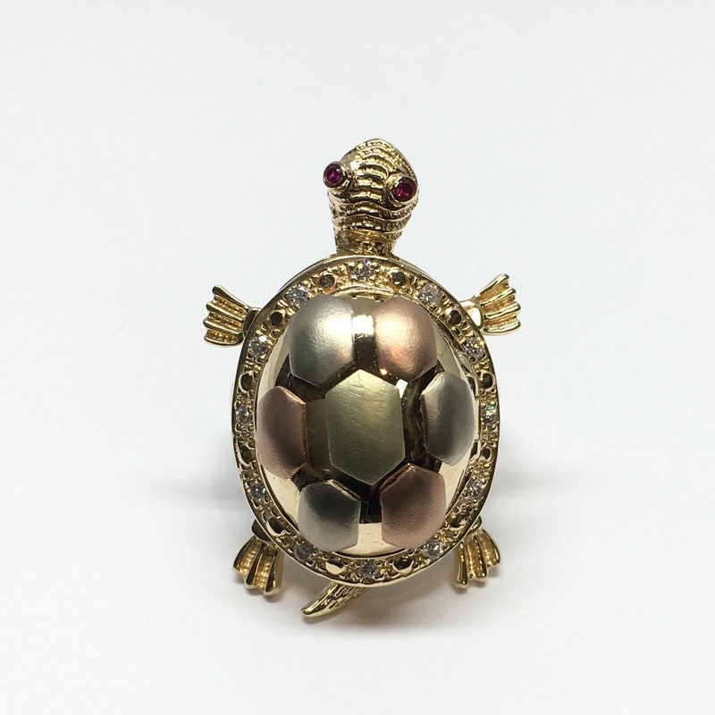 Turtle Ring - Etsy