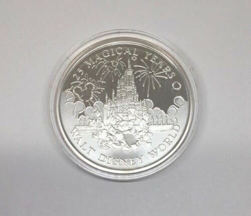 Disney Around the World 銀貨　即購入ＯＫ 1971 1996 Walt Disney World 25 Magical Years Commemorative 5oz