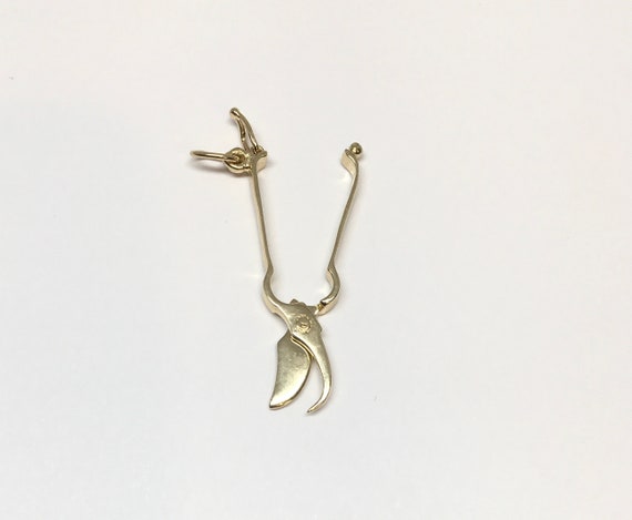 Vintage 14k Yellow Gold Hedge Movable Shears Sciss
