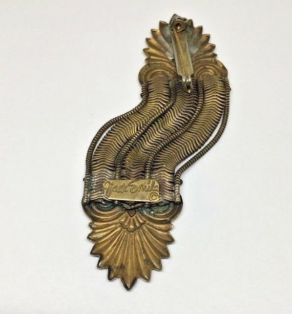 Signed Jack Smile Long Rectangle Mesh Triple Row … - image 4