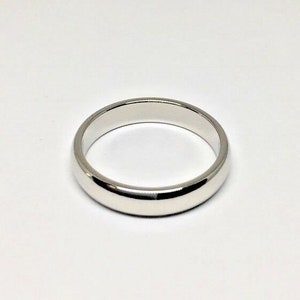 Tiffany & Co. Platinum PT950 4.5mm Unisex Classic Wedding Anniversary Band Size 10