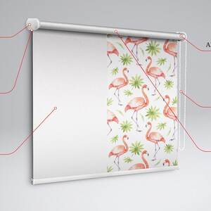 Light Diffusing and Room Darkening Blinds, Animals, Pink, Green ...