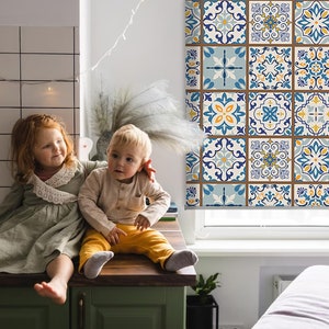 Sheer Or Blackout Variations Avaible Blinds, Geometric, Blue, Yellow, Mandala, Contemporary Roller Blinds, Handmade Roller Shades