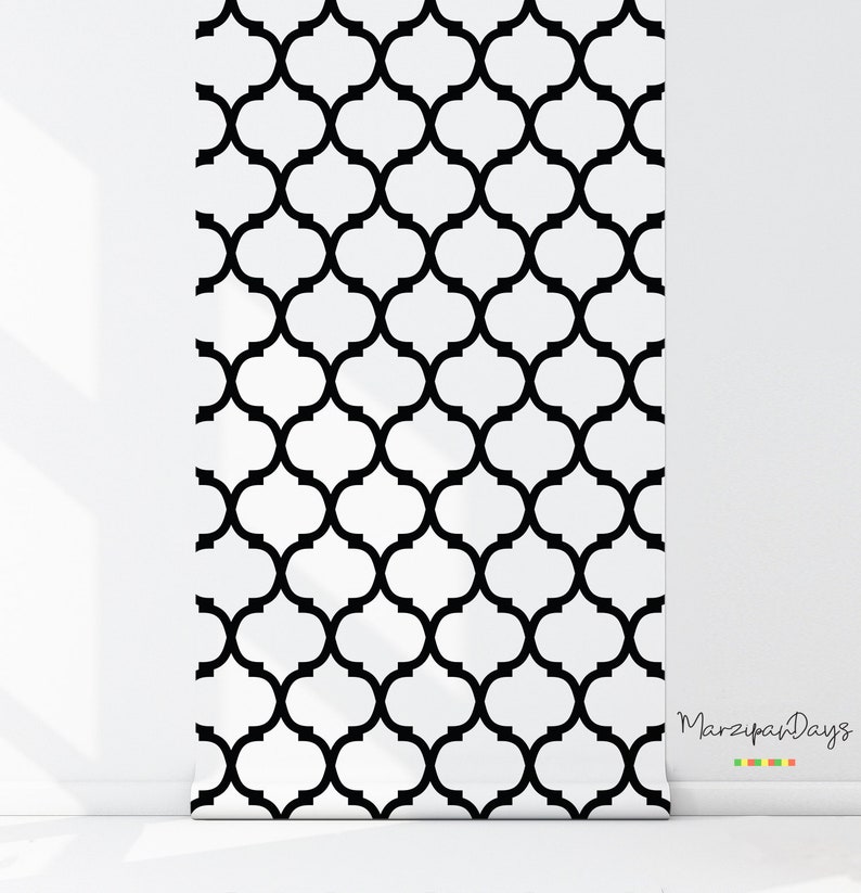 Moroccan Wallpaper Moroccan Wall Art Removable Wallpaper Etsy