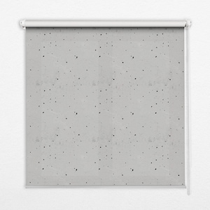 Sheer Or Blackout Variations Avaible Blinds, Abstraction, Gray, Black, Spots, Printed Pattern, Stylish Window Decor