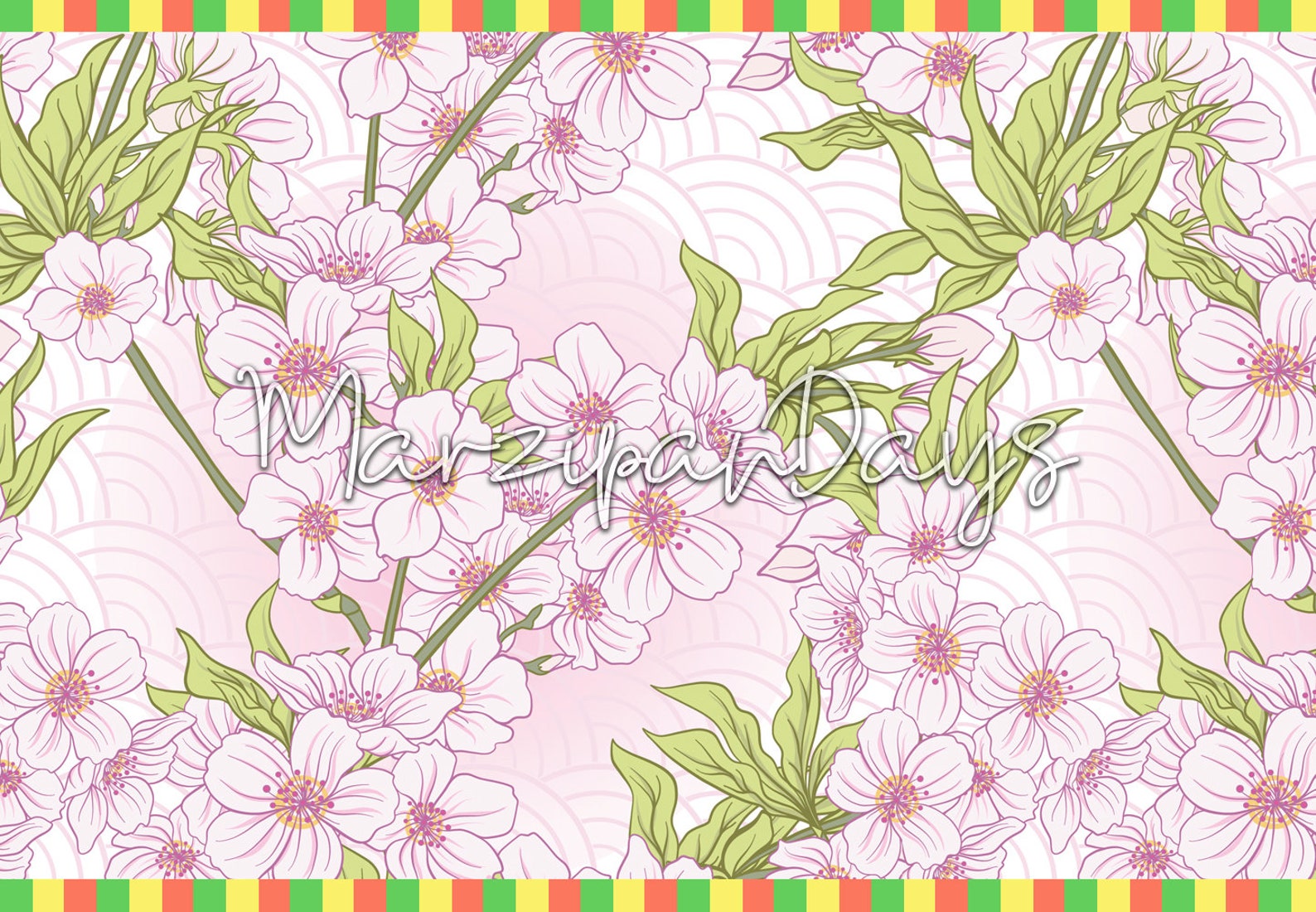 Cherry Blossom Wallpaper Removable Wallpaper Floral Etsy