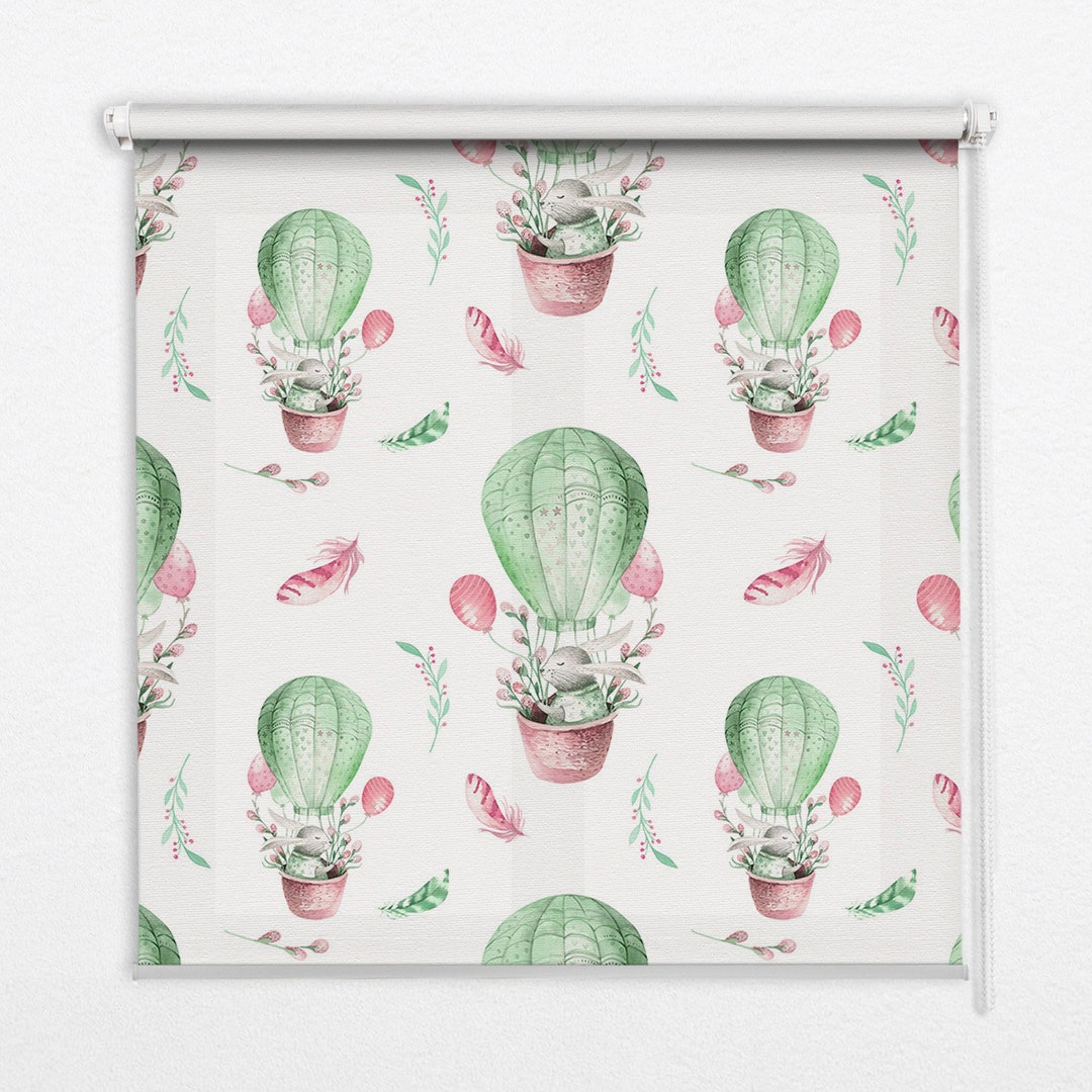 Light Diffusing and Room Darkening Blinds, for Children, Green, Pink ...