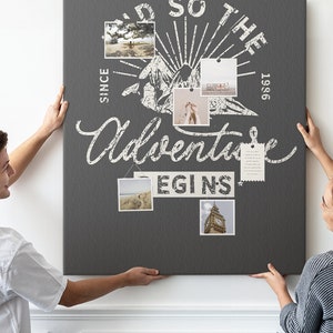 Grunge phrase, Bulletin Board, XXL Student&#39;s Note Board, Gray, Cork board, Pins included, Personalized Pattern
