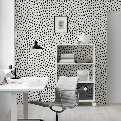 Dalmatian Spots Removable Wallpaper Selfadhesive Etsy