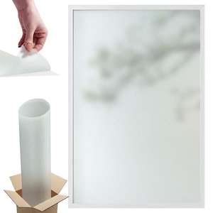 Raamfolie met glas-in-loodeffect, mat privacysticker, waterdichte folie voor douche- en keukenramen