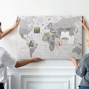 Korkwand, Weltkarte, Reisetracker, Pinnwand, Pinnwand, Landkarte, Korktafel