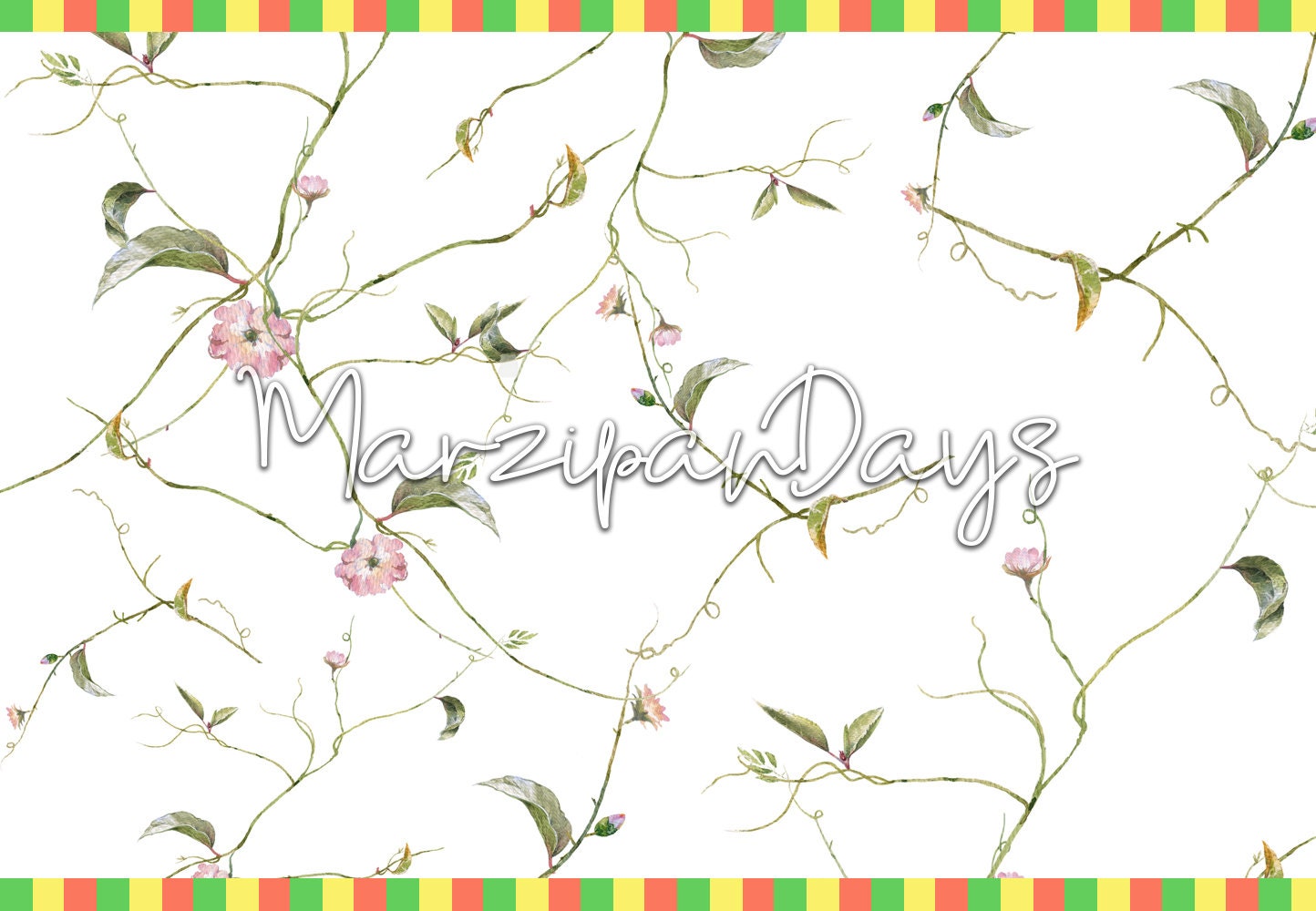 Minimalist Floral Wallpaper Delicate Floral Wallpaper - Etsy