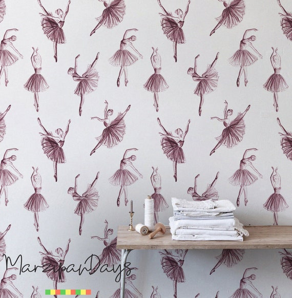 Pink Ballet Wallpaper