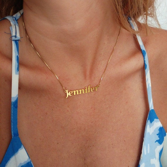 collar de oro con nombre precio