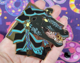Sobek Enamel Pin