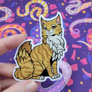 Orange Tabby Sticker