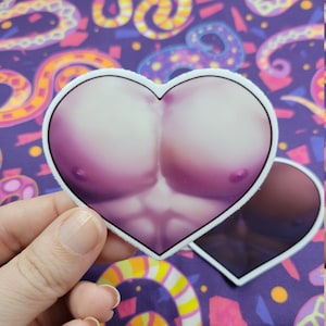 Sticker man borst