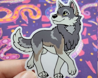 Gray Wolf Sticker