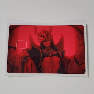 Red Deity Credit Card Decal