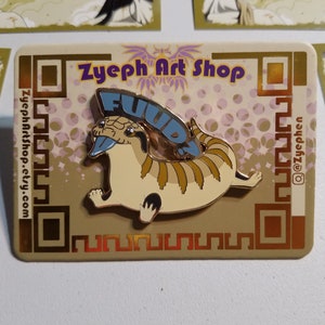 Blue Tongue Skink Enamel Pin