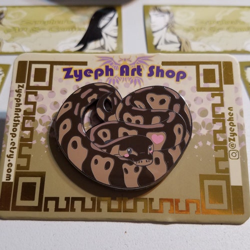 Ball Python Enamel Pin - Etsy