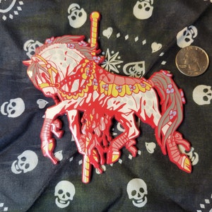 Dark Carousel Enamel Pin