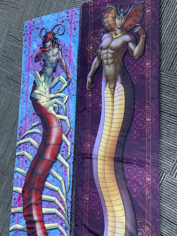 Anime Snake Girl Lamia Dakimakura Monster Lover Pillow- Adult 18+