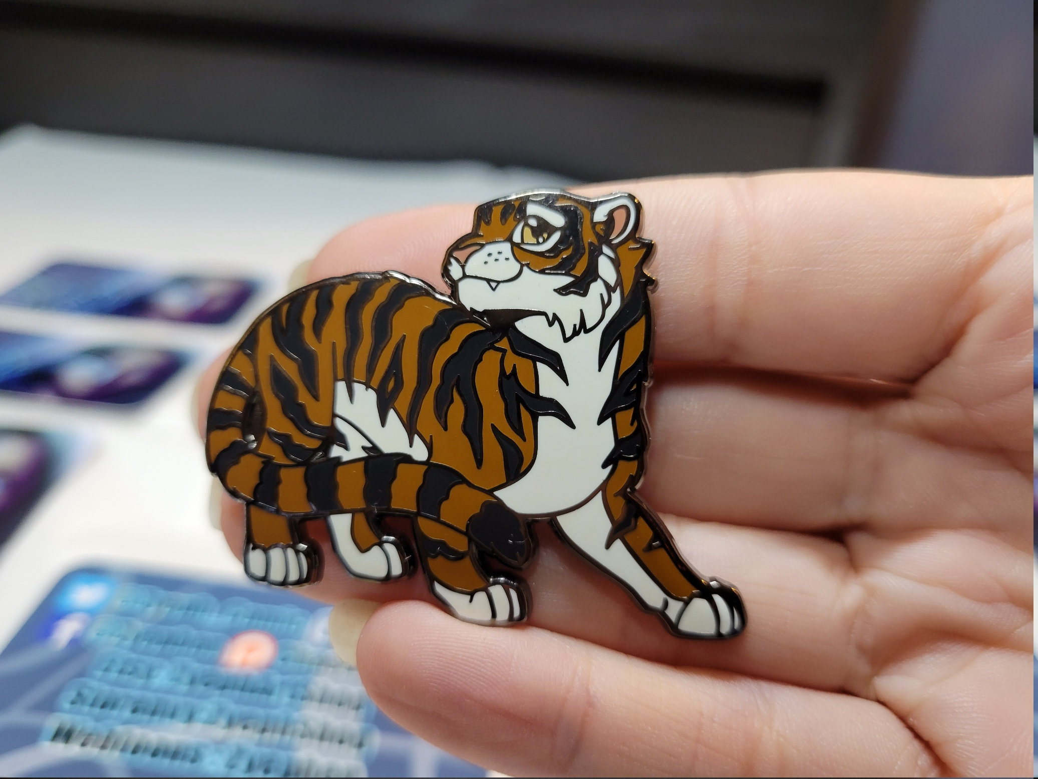 Tiger Ripper Pin Tiger Enamel Pin - Etsy