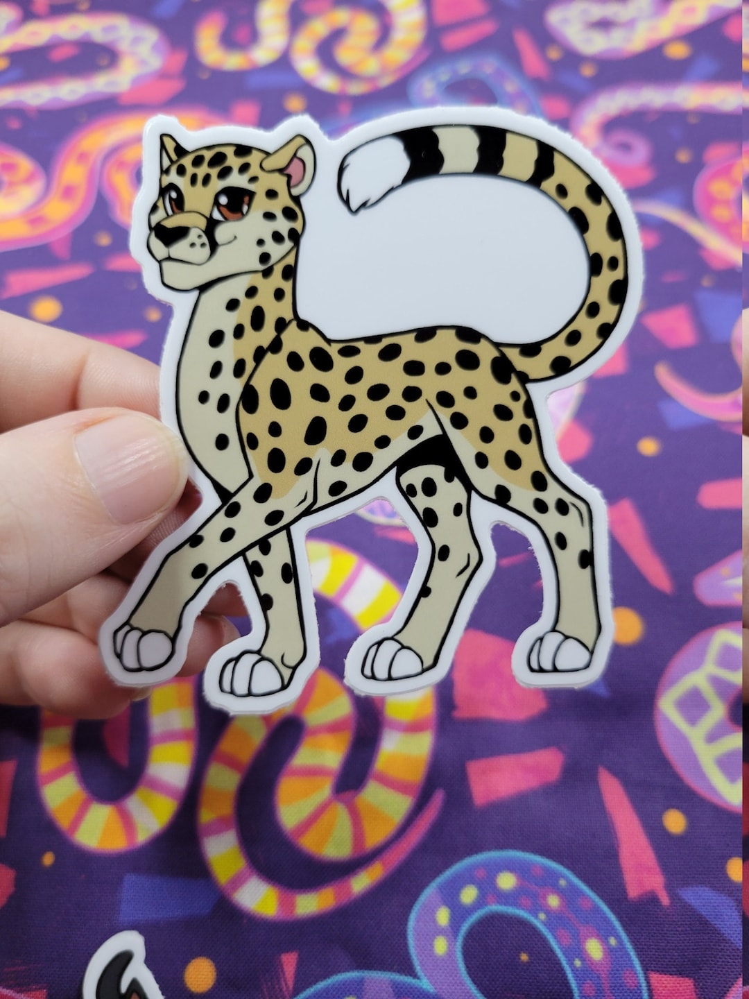 Cheetah Sticker - Etsy