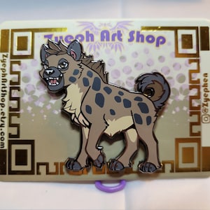 Spotted Hyena Enamel Pin