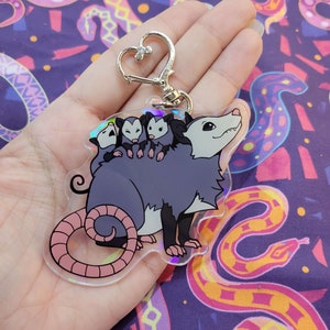 Opossum Keycharm