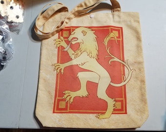 Lion Crest Canvas Tote Bag[CLEARANCE]