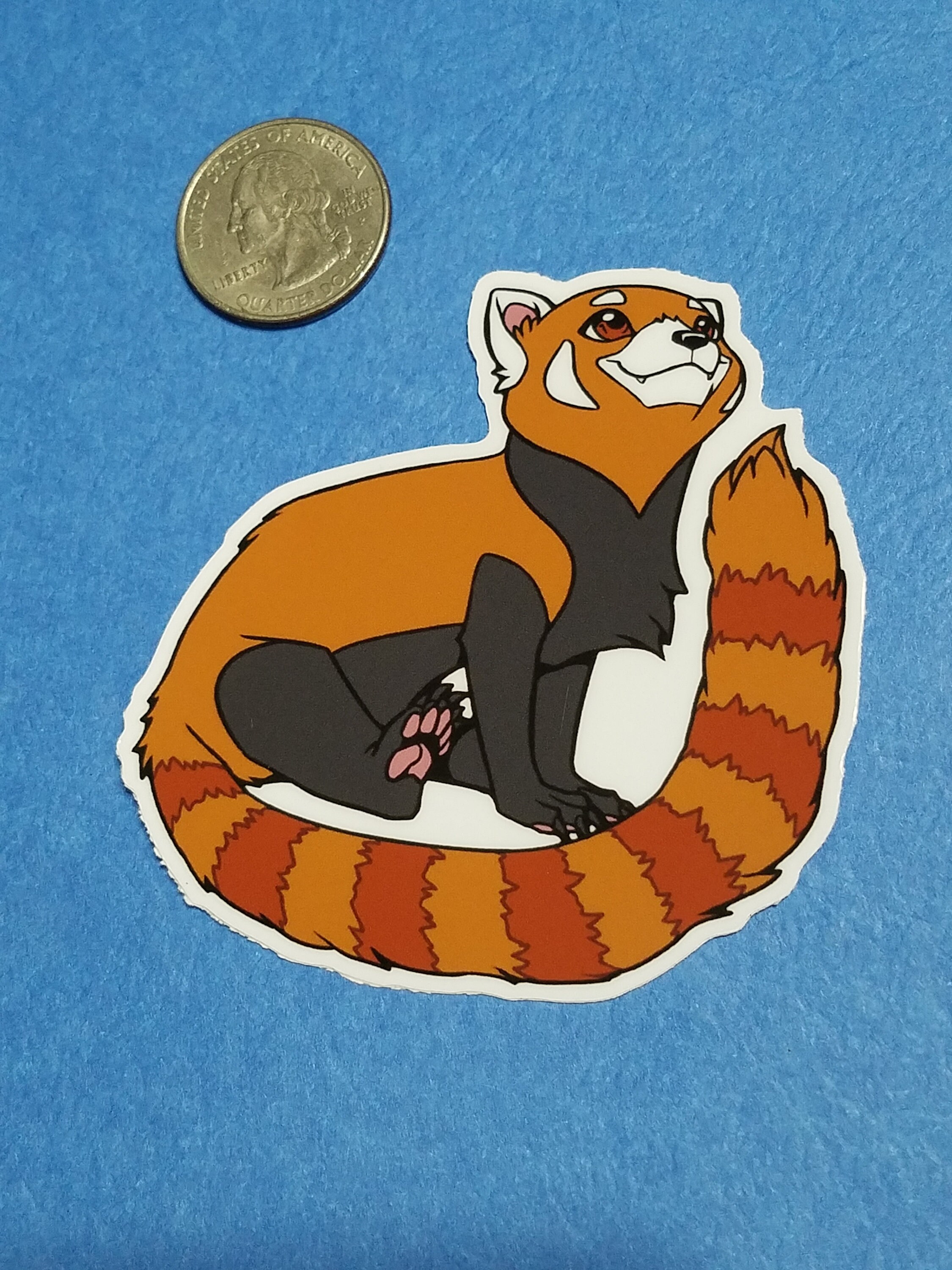 Red Panda Sticker | Etsy