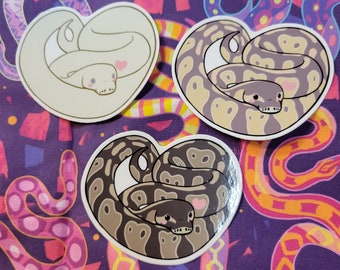 Sticker Python boule