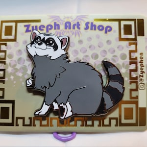 Raccoon Enamel Pin