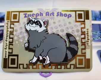 Raccoon Enamel Pin