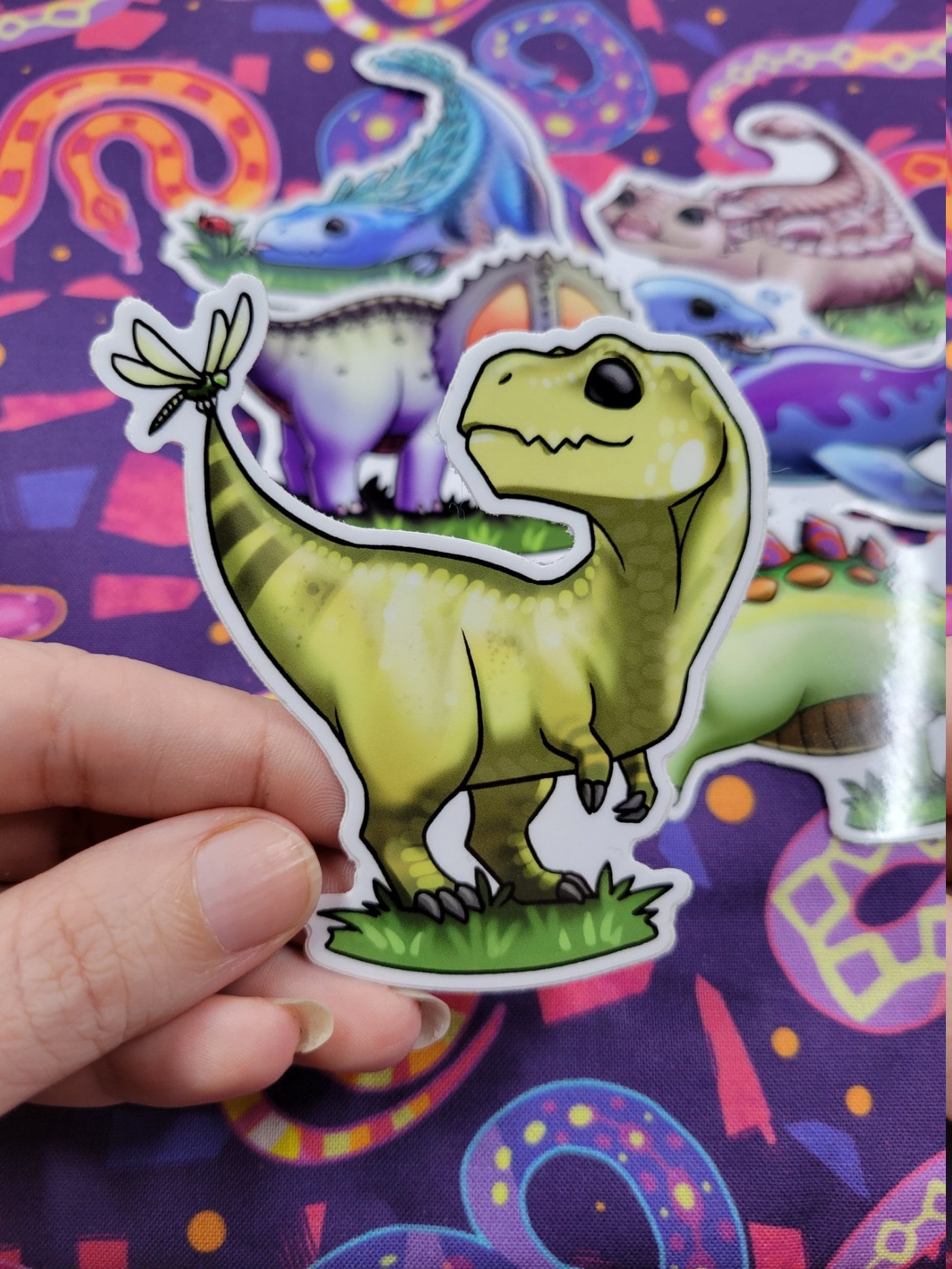 T Rex Ranch Sticker Tyrannosaurus Rex Sticker - Etsy