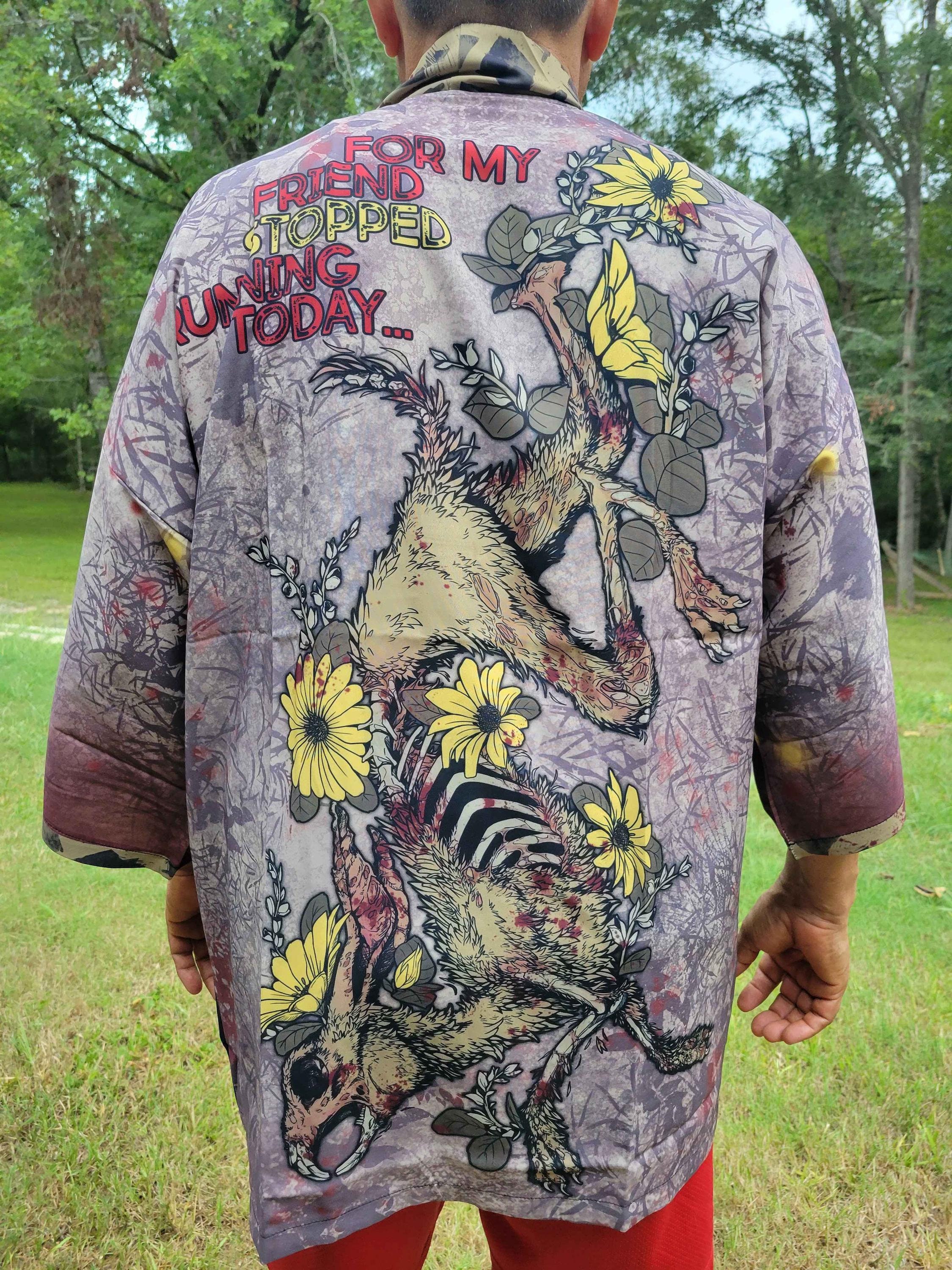 OLDPARK 再構築 2face 思いつい HAORI shirt 花柄 ペイズリー