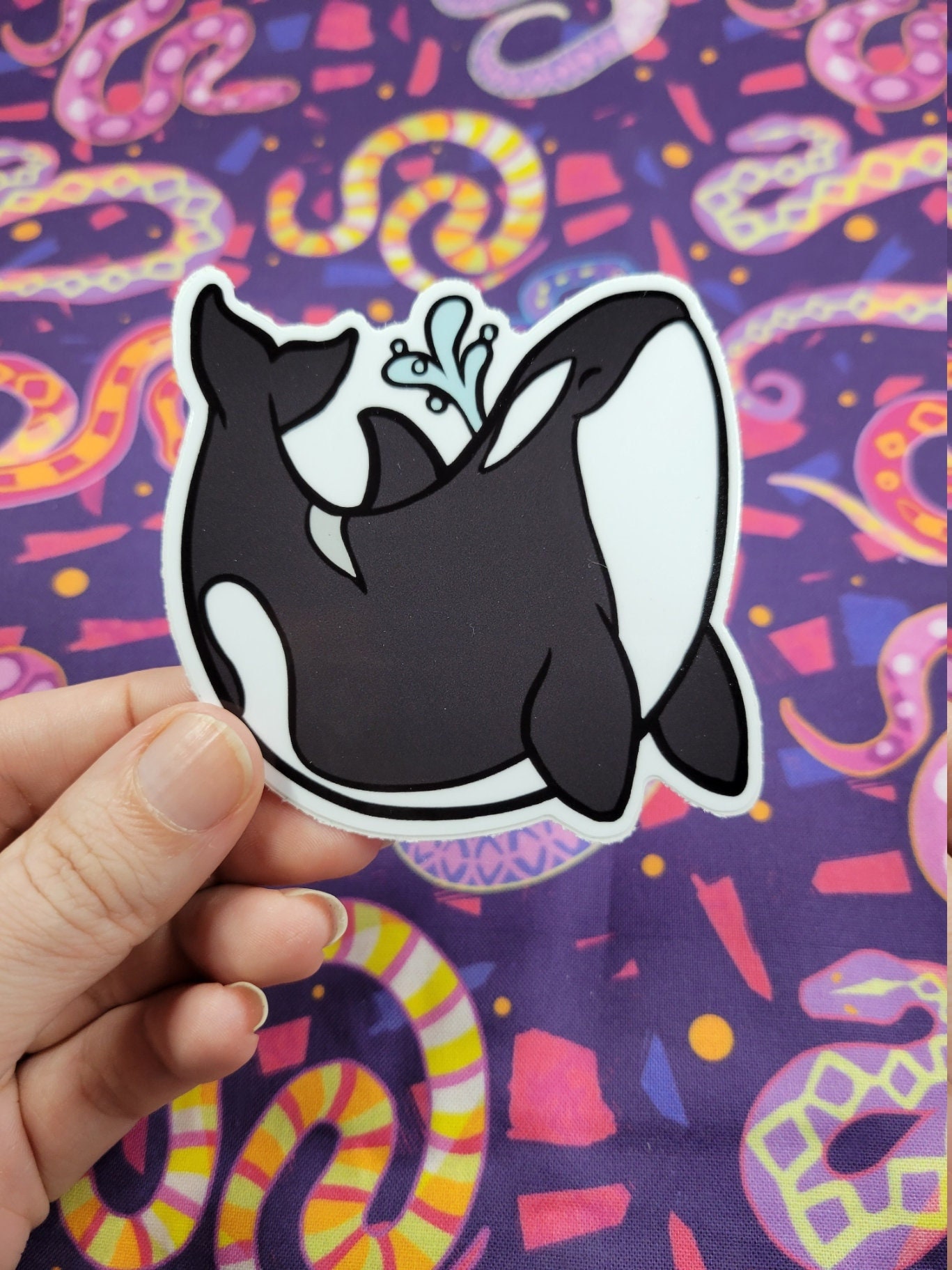 Orca Sticker - Etsy