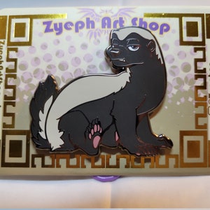 Honey Badger Enamel Pin