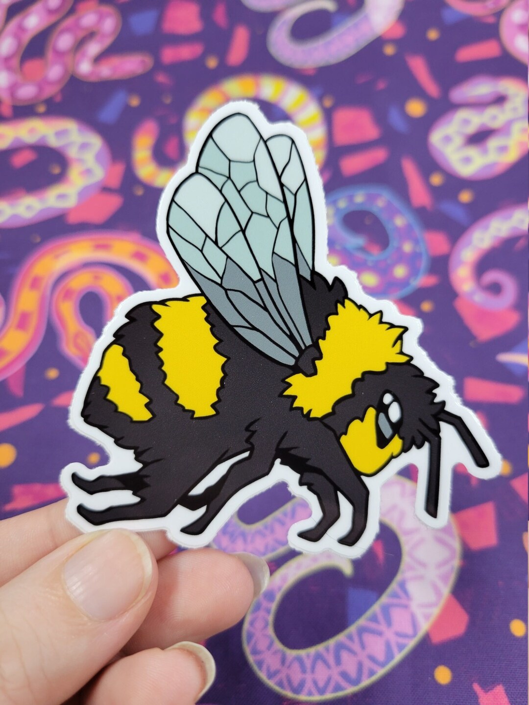 Bumble Bee Sticker - Etsy