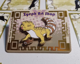 Leopard Gecko Enamel Pin